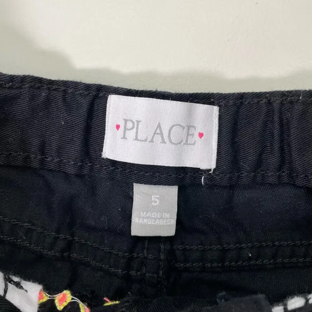 Carter’s The Childrens Place Girls 5 Shorts Casual Shorts Pink Blue Set of 3